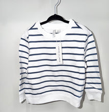 Load image into Gallery viewer, Janie &amp; Jack Blue Striped Sweater Size 2T

