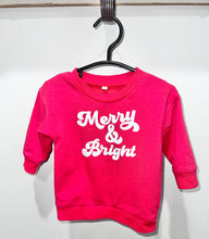 Load image into Gallery viewer, Merry &amp; Bright Sweater Size 6-9m
