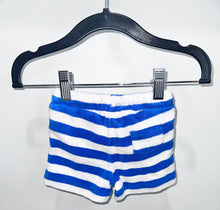 Load image into Gallery viewer, Mini Boden Blue Striped Shorts Size 3-6m

