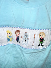 Load image into Gallery viewer, Smocked Frozen Shirt Size 4*
