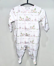 Load image into Gallery viewer, Kissy Kissy Pink Safari Footie Size 0-3m
