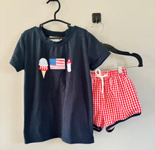 Load image into Gallery viewer, Southern Belle &amp; Beaus USA 2pc Outfit Size 6-7Y*
