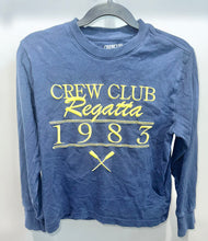 Load image into Gallery viewer, Crewcuts Blue Club Shirt Size 6-7
