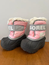 Load image into Gallery viewer, Sorel Pink Snow Boots Size 4*
