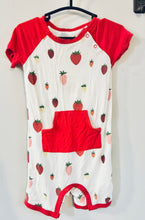 Load image into Gallery viewer, Kyte Baby Strawberries Romper Size 2T*
