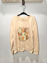 Load image into Gallery viewer, Give Thanks To The Lord Sweater Size 7-8
