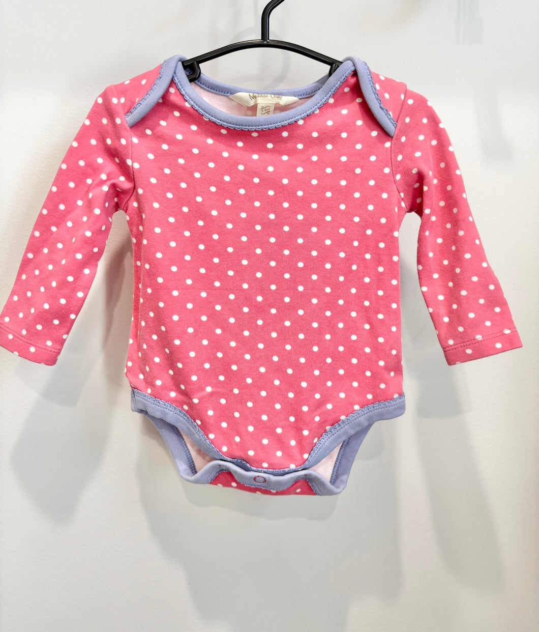 Matilda Jane Pink Polka Dot Bodysuit Size 3-6m