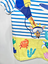 Load image into Gallery viewer, Mini Boden Scuba Giraffe Shirt Size 9-10Y*
