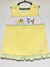 Load image into Gallery viewer, Wish Upon A Star Smocked Disney Aladdin Dress Size 3T
