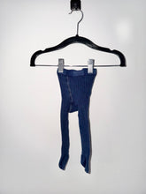 Load image into Gallery viewer, Hanna Andersson Blue Tights Size 6-12m
