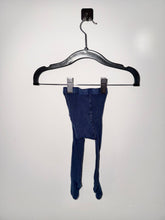 Load image into Gallery viewer, Hanna Andersson Blue Tights Size 6-12m
