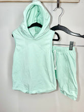 Load image into Gallery viewer, Made By Molly Turquoise 2pc Outfit Size 3T*
