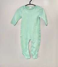 Load image into Gallery viewer, Kate Quinn Sea Green Footie Size 3-6m
