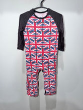 Load image into Gallery viewer, Kickee Pants English Flag Romper Size 12-18m
