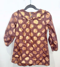 Load image into Gallery viewer, Hanna Andersson Brown Circle Dress Size 5

