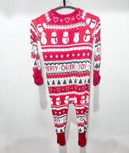 Load image into Gallery viewer, Little Sleepies Red Snowman Sleeper Size 6-12m
