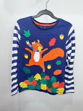 Load image into Gallery viewer, Mini Boden Squirrel Leaves Shirt Size 9-10Y*
