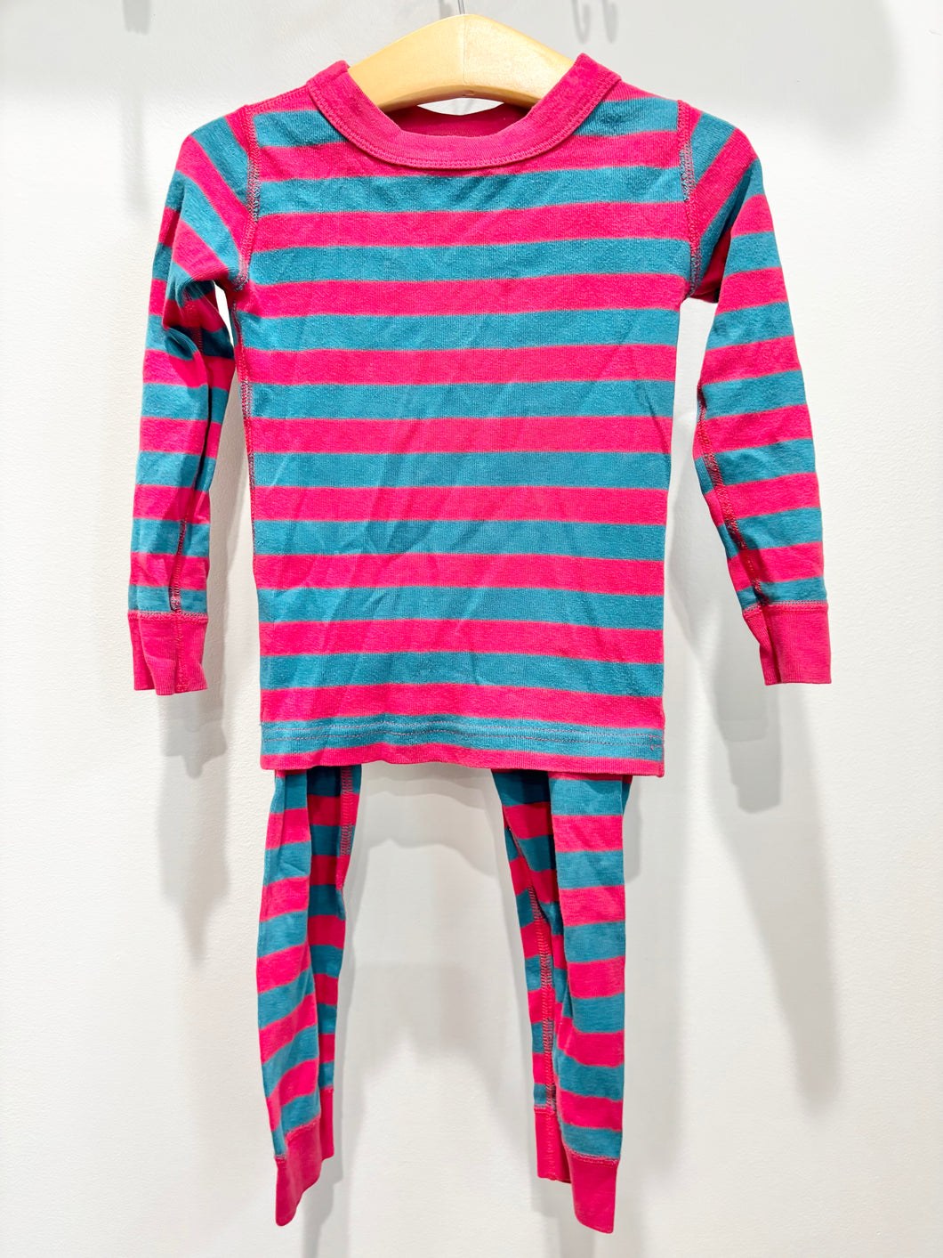 Hanna Andersson Red Striped Pajamas Size 3*