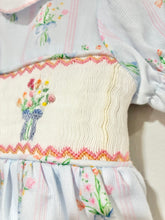Load image into Gallery viewer, Smockingbird Flower Bouquet Dress Size 2*
