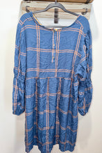Load image into Gallery viewer, Matilda Jane Blue Plaid Dress Size XXL
