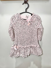 Load image into Gallery viewer, Biscotti Gray Leopard Dress Size 18m
