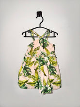 Load image into Gallery viewer, Janie &amp; Jack Pink Leaves Dress w/Bloomers Size 12-18m

