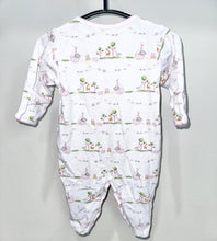 Load image into Gallery viewer, Kissy Kissy Pink Safari Footie Size 0-3m
