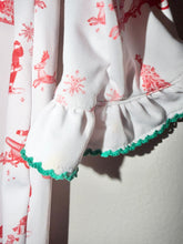 Load image into Gallery viewer, Little Bear Smocks Santa Sleeper Size 6m
