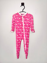 Load image into Gallery viewer, Kickee Pants Pink Rainbow Footie Size 6-9m*
