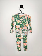 Load image into Gallery viewer, Gigi + Max Green Floral Sleeper Size 9m
