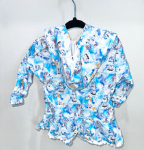 Load image into Gallery viewer, Blue Unicorn Top Size 2T
