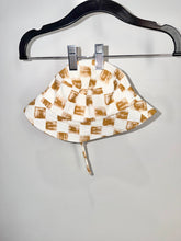 Load image into Gallery viewer, Brown Checkered Bucket Hat Size 18-24m
