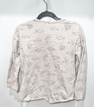 Load image into Gallery viewer, Rylee + Cru Sharks Shirt Size 6-7*
