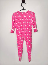 Load image into Gallery viewer, Kickee Pants Pink Rainbow Footie Size 6-9m*
