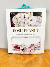 Load image into Gallery viewer, Posh Peanut Zoey Swaddle &amp; Headwrap Set
