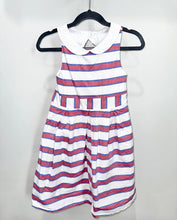 Load image into Gallery viewer, Janie &amp; Jack Red Striped Dress Size 5
