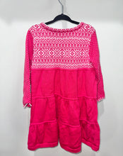 Load image into Gallery viewer, Hanna Andersson Red Snowflake Dress Size 4
