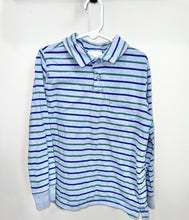 Load image into Gallery viewer, Hanna Andersson Blue Striped Shirt Size 8*
