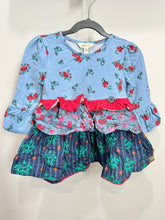 Load image into Gallery viewer, Matilda Jane Blue Roses Top Size 4
