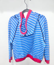 Load image into Gallery viewer, Hanna Andersson Blue Striped Jacket Size 6-7Y
