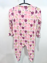 Load image into Gallery viewer, Magnetic Me Pink Apples Footie Size 3-6m*
