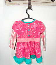 Load image into Gallery viewer, Matilda Jane Snowflake Dress Size 6-12m
