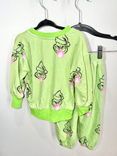 Load image into Gallery viewer, Velveteen The Grinch 2pc Outfit Size 18-24m*
