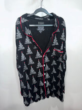 Load image into Gallery viewer, Kickee Pants Black Christmas Tree Pajama Top Size 2XL
