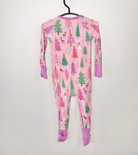 Load image into Gallery viewer, Little Sleepies Pink Christmas Tree Sleeper Size 6-12m
