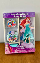 Load image into Gallery viewer, Disney Princess Wooden Magnetic Dress Up Set
