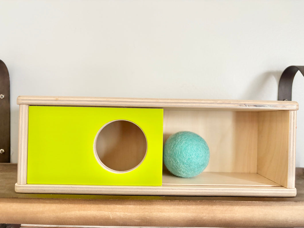 Lovevery Hidden Ball Box Toy