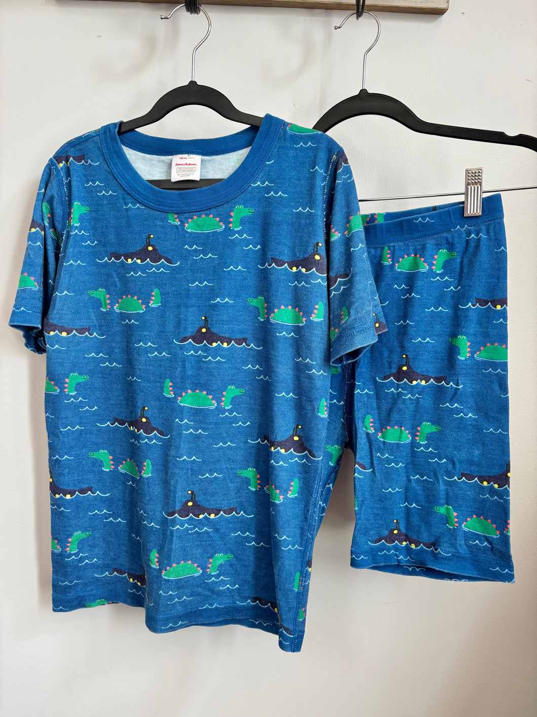 Hanna Andersson Submarine Pajamas Size 14