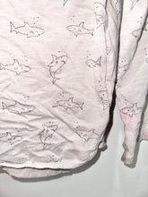 Load image into Gallery viewer, Rylee + Cru Sharks Shirt Size 6-7*
