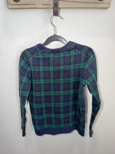 Load image into Gallery viewer, Janie &amp; Jack Green Plaid Sweater SIze 7

